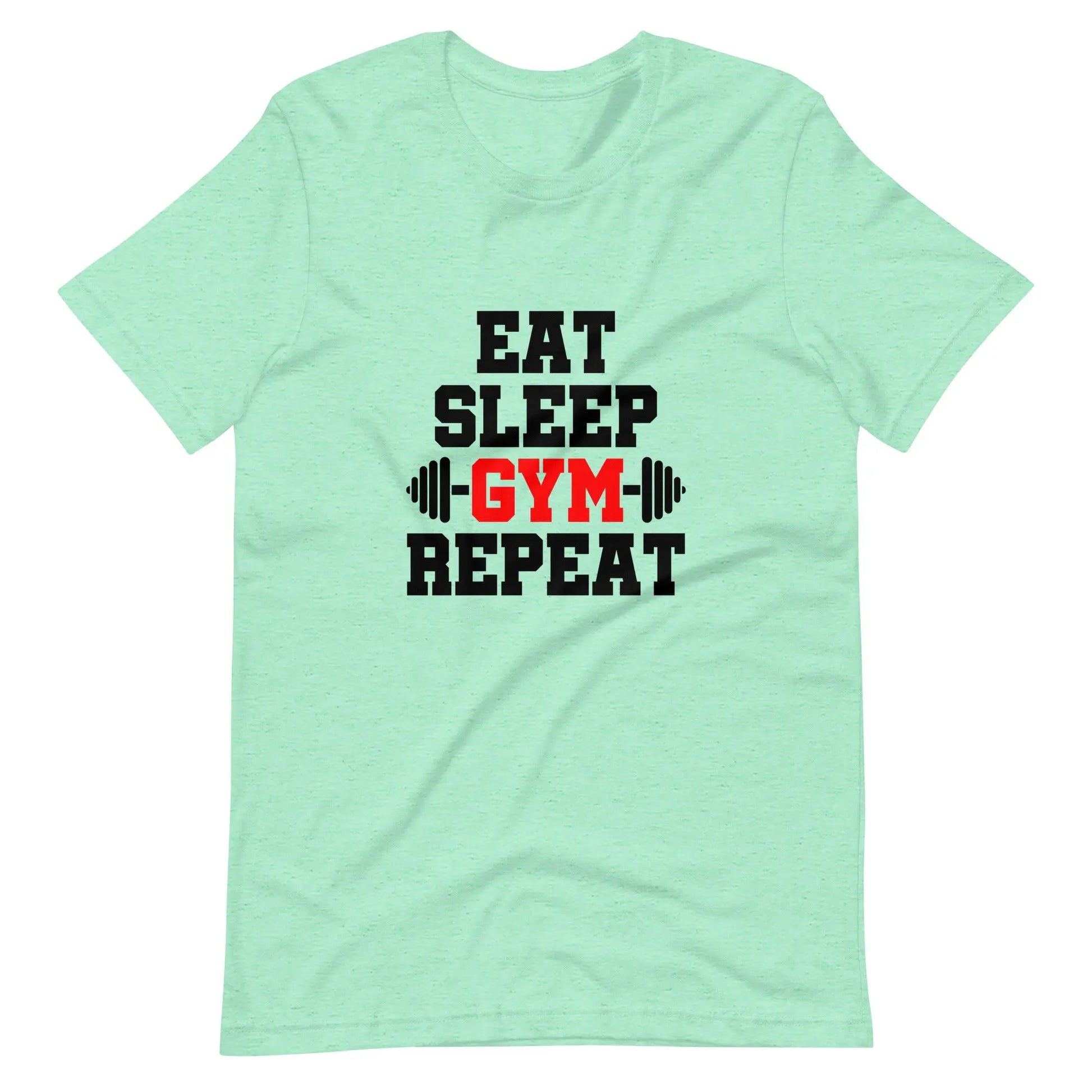 Gym Motivation T-Shirt | The Workout Inspiration |Eat Sleep Gym Repeat Tee The Workout Inspiration