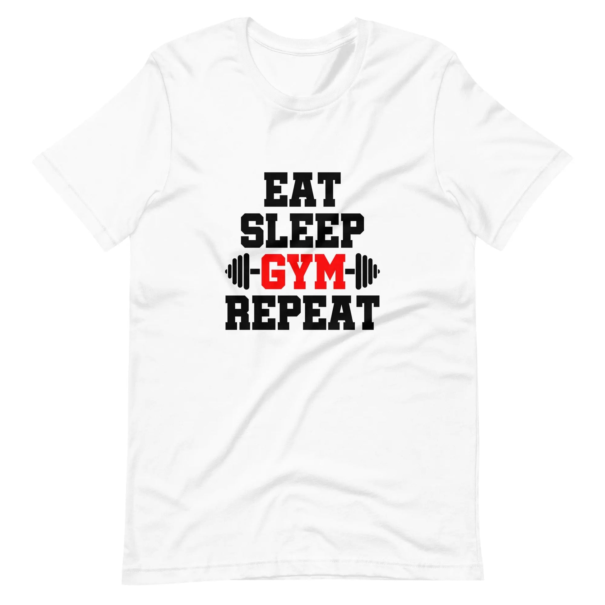 Gym Motivation T-Shirt | The Workout Inspiration |Eat Sleep Gym Repeat Tee The Workout Inspiration
