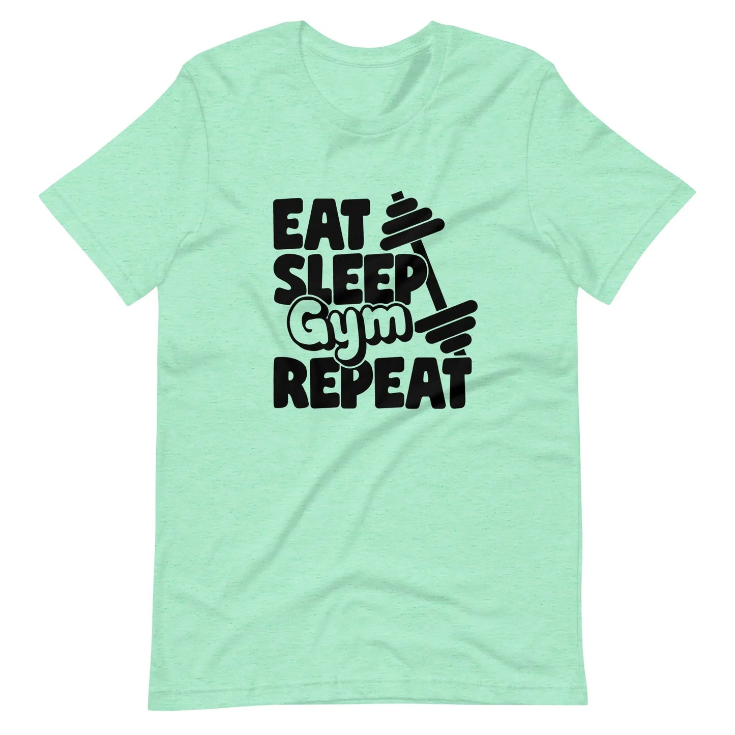 Gym Motivation T-Shirt | The Workout Inspiration |Eat sleep gym repeat tee The Workout Inspiration
